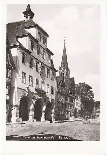 Calw Schwarzwald Rathaus ngl 49.332