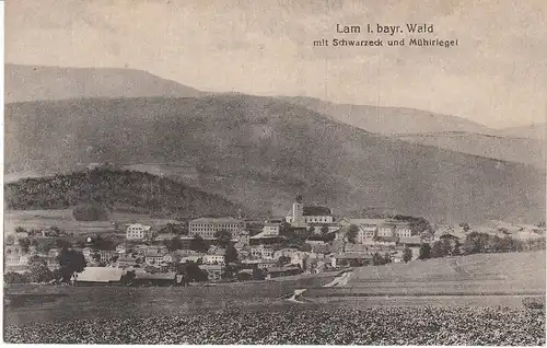 Lam i.bayr.Wald m.Schwarzeck u.Mühlriegel ngl 49.307