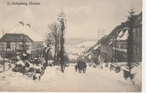 AK St. Andreasberg, Straße im Schnee ngl 66.121