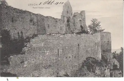 Urach Ruine Hohen-Urach gl1908 24.315