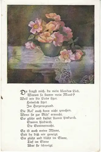 Du fragst mich, Du mein blondes Lieb, gl1920 27.196