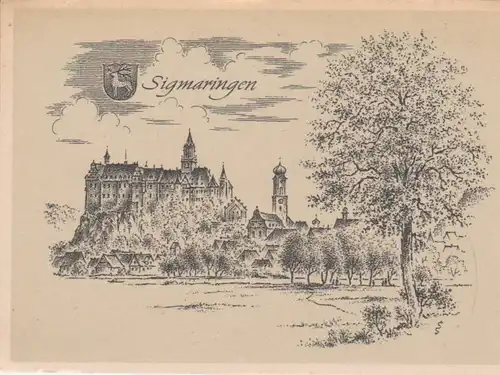 Sigmaringen, L. Schäfer-Grohe, Städtebilder ngl 63.414