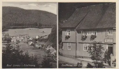 AK Bad Lonau, Gasthaus zur Quelle gl1934 66.120