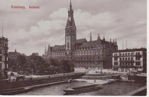 AK Hamburg Rathaus ngl 64.693