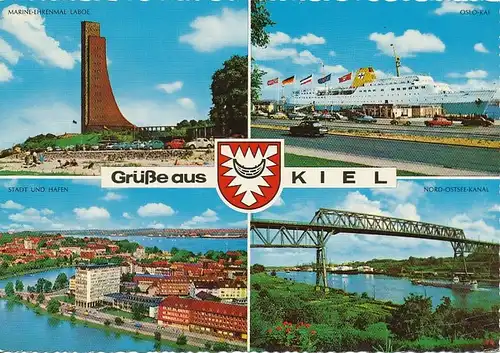 Kiel Teilansichten Mehrbildkarte ngl 116.442