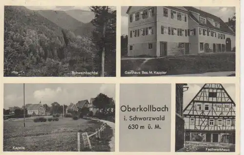 Oberkollbach, Gasthaus Adler (Kappler) glca.1930 63.163