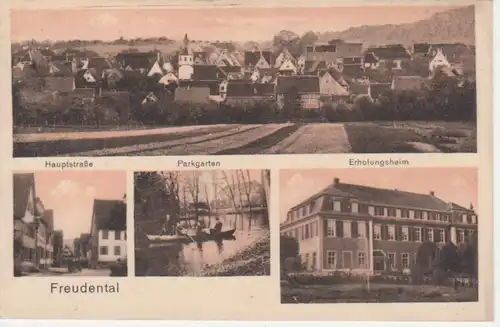 Freudental, Hauptstr., Park,Erholungsheim gl1915 63.290