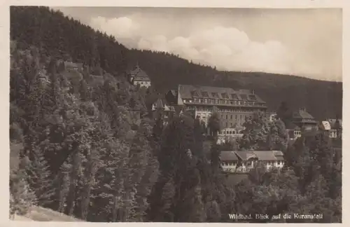 Wildbad, Blick auf die Kuranstalt gl1959 63.342