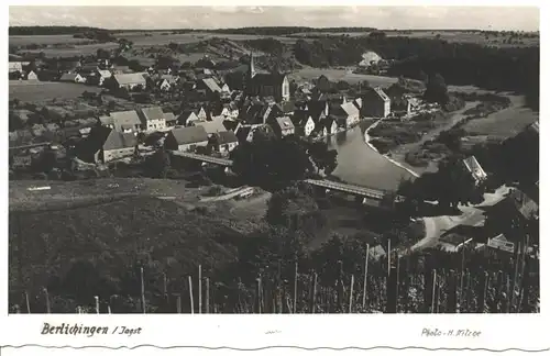 Berlichingen/Jagst, Gesamtans., Fotokarte ngl 9.308