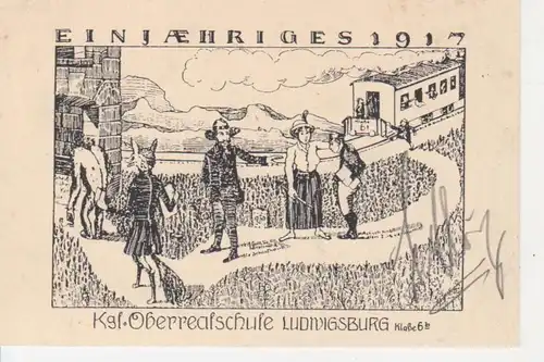 Ludwigsburg, königl. Oberrealschule,Kl.6b ngl 63.198