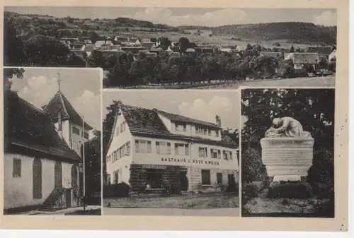 Ostelsheim, Gasthaus/Metzgerei zur Rose ngl 63.269