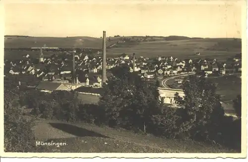 Münsingen, Gesamtansicht gl1937 9.385