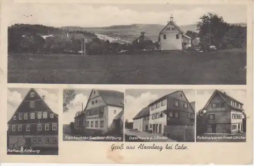 Gruß aus Alzenberg/Calw, Gasthaus Löwen gl1937 63.154