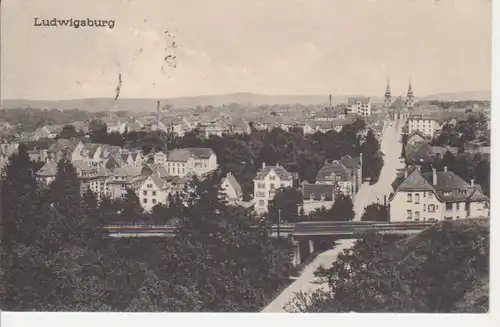 Ludwigsburg, Gesamtans., Kirche feldpgl1915 63.191