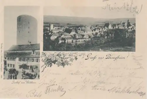 Besigheim,Gasthof zum Waldhorn,Gesamtans. gl1899 63.220