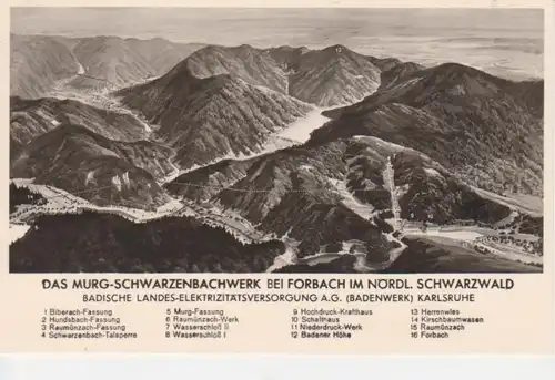 Forbach, Das Murg-Schwarzenbachwerk ngl 63.417