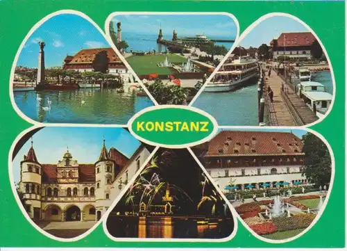 Konstanz, 6 Teilansichten ngl 63.445