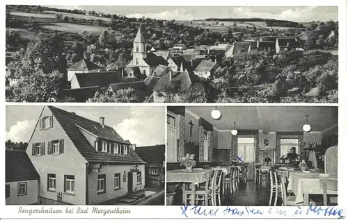 Rengershausen, Gasthaus z. Hirschen gl1957 4.846