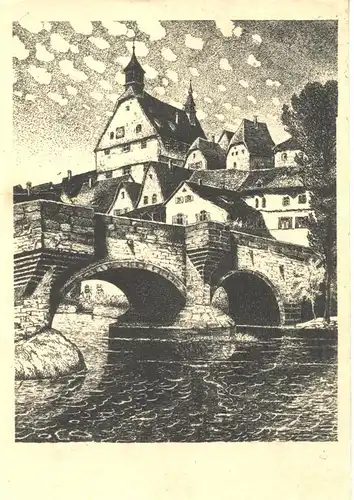 Besigheim, Brücke gl1946 4.890