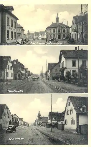 Oberhausen/Emmend., Rathaus, Hauptstr glca.1930 4.649