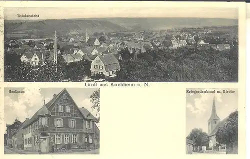 Kirchheim a.N., Gasthaus zum Posthörnle gl1929 4.717