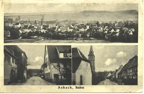 Asbach (Baden), 3 Ansichten bahnpgl1938 4.797