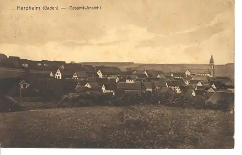 Hardheim (Baden), Gesamtansicht gl1912 4.820