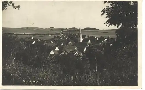 Münsingen, Gesamtansicht gl1931 9.393