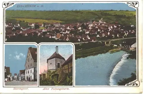 Kirchheim a.N., Starengasse, Festungst. gl1917 4.865