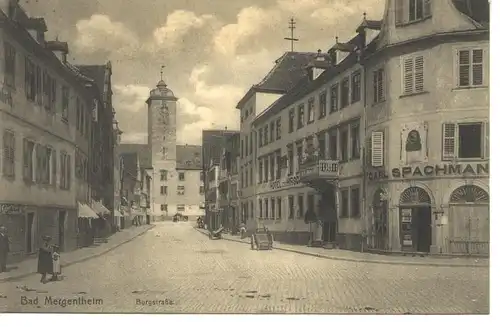 Bad Mergentheim, Burgstraße, Hotel Hirsch ngl 9.259