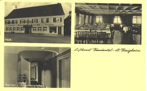 Freudental, Gasthaus z. Lamm, 3 Ansichten ngl 9.365