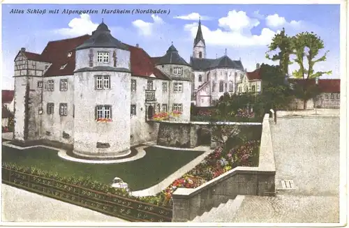 Hardheim, Altes Schloss, Alpengarten ngl 4.805