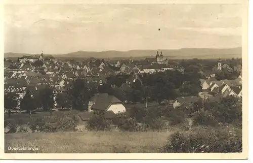 Donaueschingen Gesamtansicht gl1938 9.615