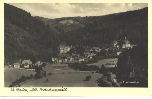 St. Blasien, Gesamt, Fotokarte gl1941 9.405