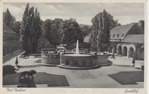 Bad Nauheim Sprudelhof Brunnen gl1938 12.163