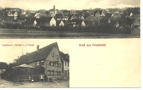 Freudental, Gasthaus z. Hirsch, Total ngl 9.364