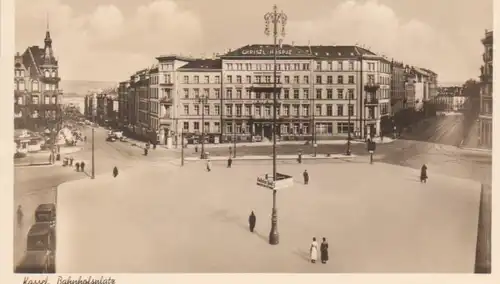 Kassel Bahnhofsplatz Fotokarte ngl 11.605