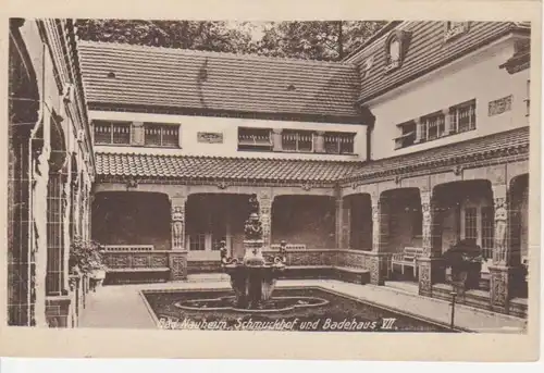 Bad Nauheim Schmuckhof und Badehaus gl1931 12.221