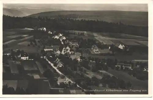 Kälberbronn v. Flugzeug Gasthof Schwanen gl1939 9.825