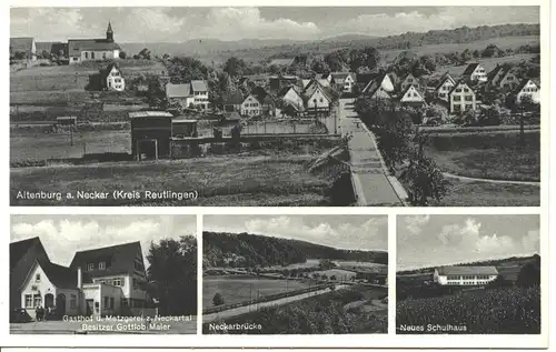 Altenburg a.N. Gasthof z. Neckartal Schule ngl 9.761