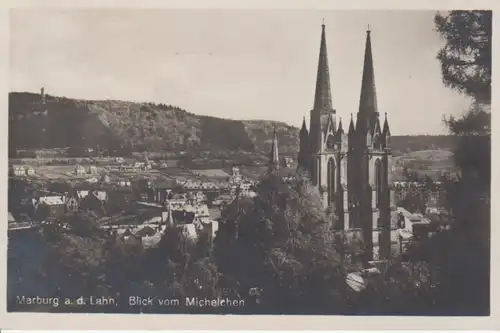 Marburg a.d. Lahn Blick vom Michelchen gl1929 12.176