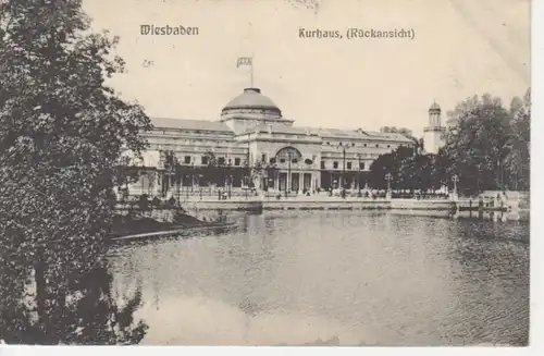 Wiesbaden Kurhaus (Rückansicht) gl1908 12.620