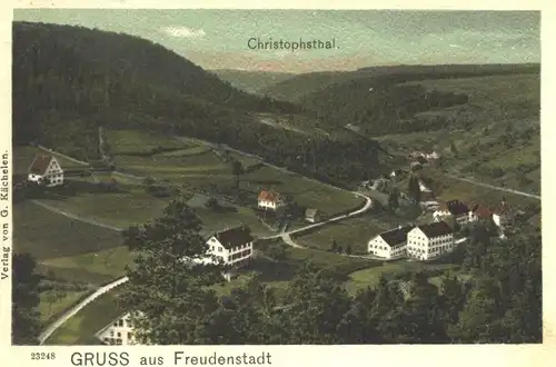 Freudenstadt Partie Christophsthal gl1909 9.768