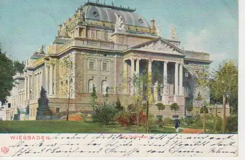 Wiesbaden Kgl. Hoftheater gl1905 12.255