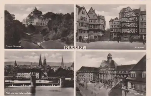 Kassel Altmarkt Rathaus Theater Brücke ngl 12.649