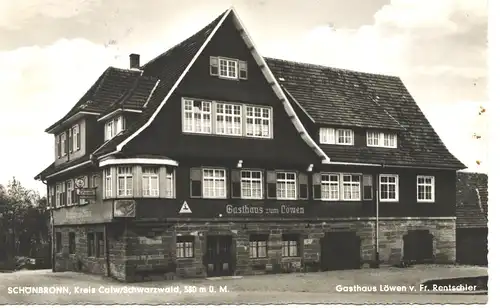 Schönbronn Gasthaus z. Löwen gl1963 9.813