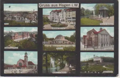 Hagen Mehrbildkarte gl1915 11.763
