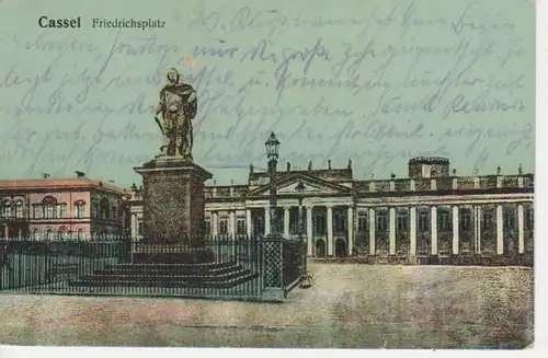 Kassel Cassel Friedrichplatz Denkmal gl1916 12.397