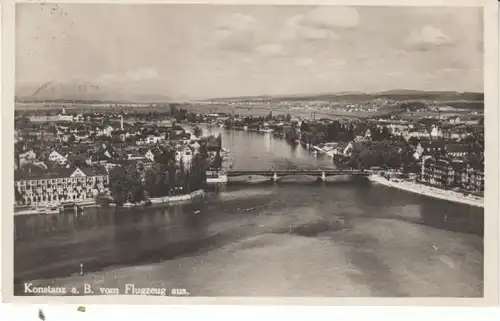 Konstanz a.B. vom Flugzeug aus gl1932 26.698