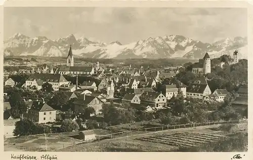 Kaufbeuren im Allgäu Teilansicht gl1941 123.256